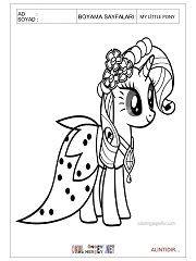 My Litte Pony boyama sayfaları